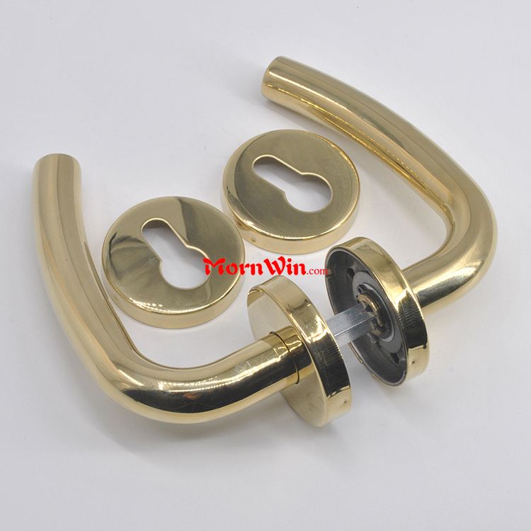 Supply all kinds of entrance door handle,fire rate door handle stainless steel ,interior door handle Satin finish