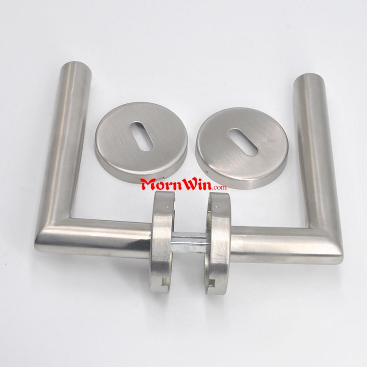 Cheap door handles manufacturers china steel door hardware handles stainless steel profile handle