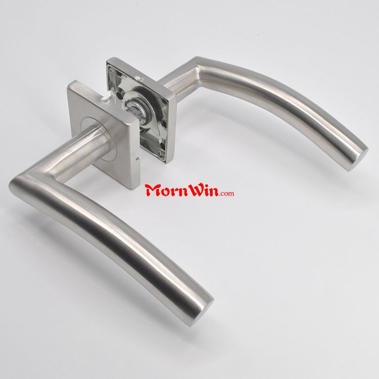 Modern Safety lock stainless steel mortise door hardware handle