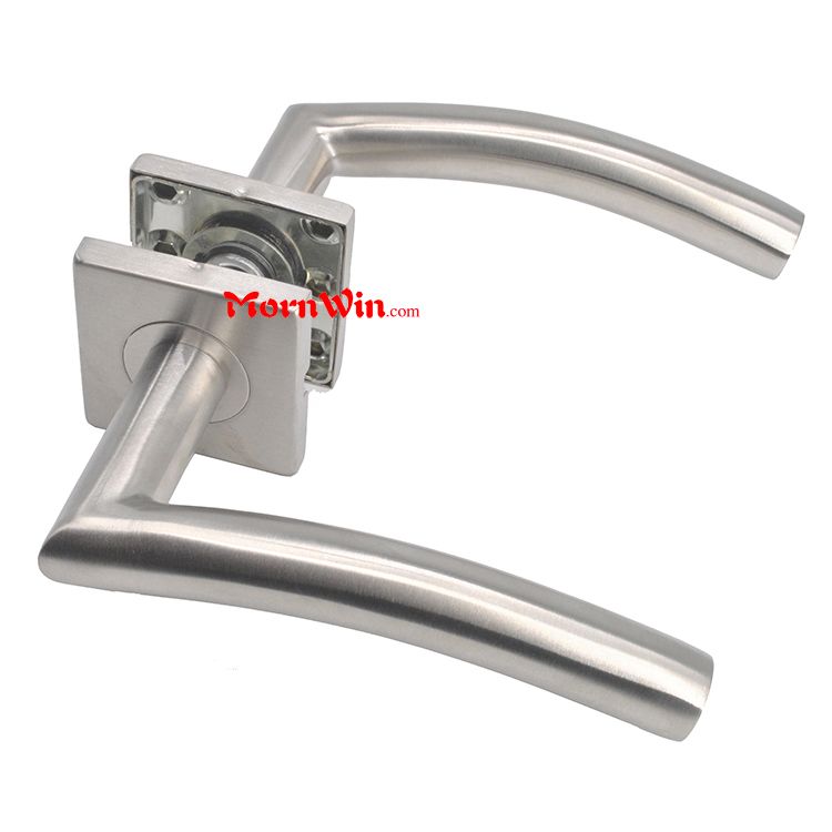 Modern Safety lock stainless steel mortise door hardware handle