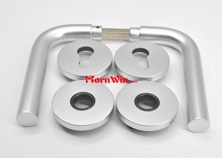 Hot Sale Double Sizes Aluminium Lever Door Handle/Aluminium door accessories