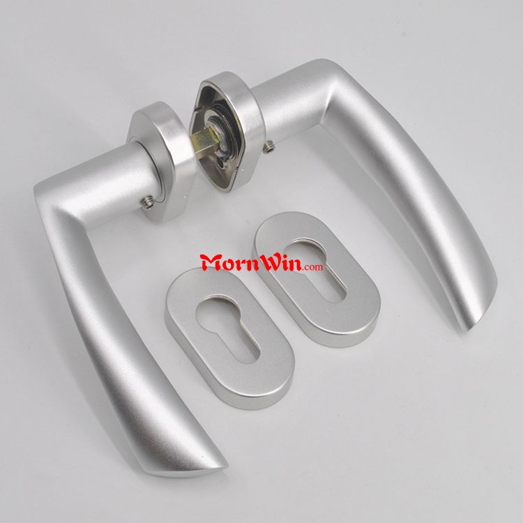 Aluminum door lever lock handle