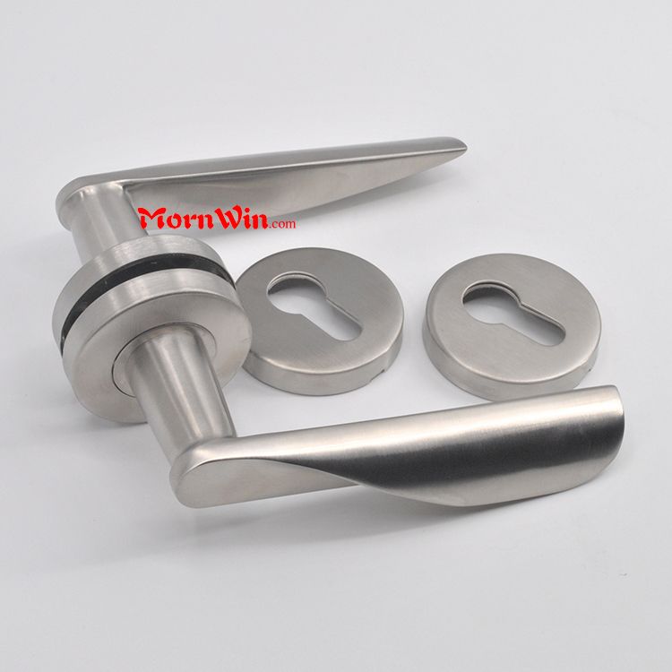 Top selling solid stainless steel heavy duty door handle for steel doors