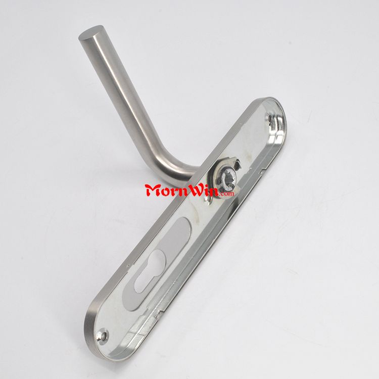 SUS304 Long Plate Door Lever Handle on Plate