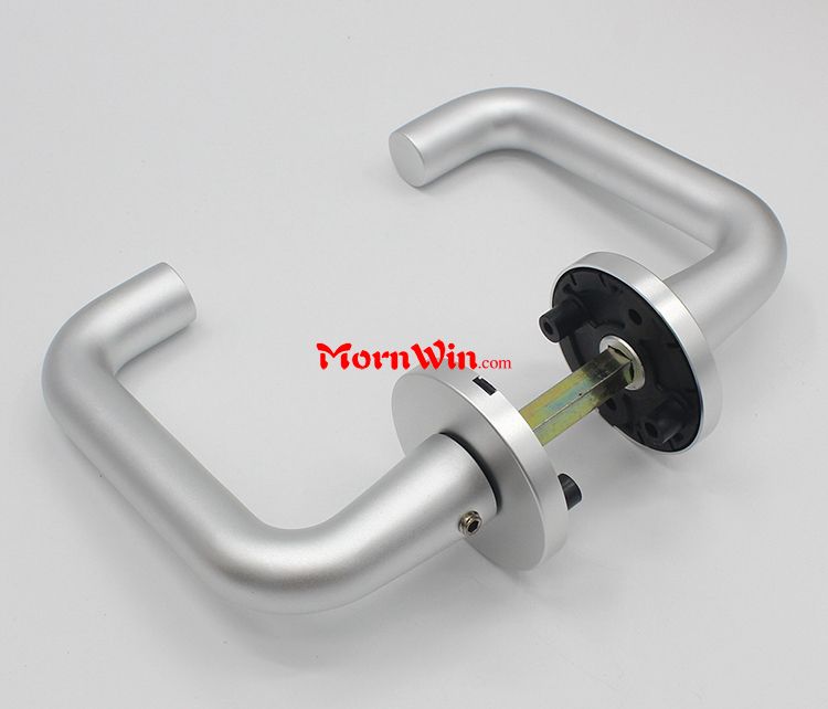 Aluminum door lever lock handle