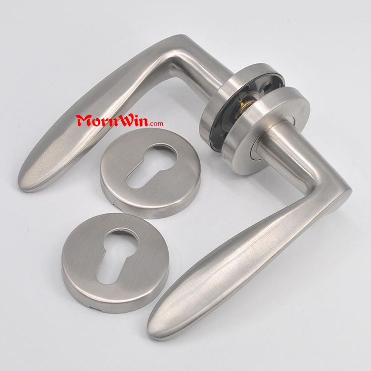 Hot sale Stainless steel solid door handles and locks in Dubai for metal doors