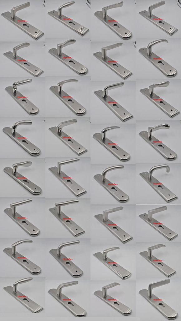 Door Handles on Backplate in a variety of styles and finishes