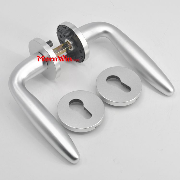 modern heavy duty aluminum high security american entrance lever door lock handle