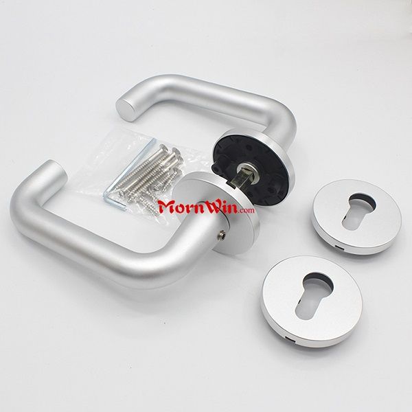 Aluminum door lever lock handle
