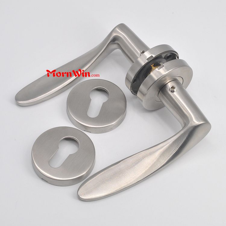 Hot sale Stainless steel solid door handles and locks in Dubai for metal doors