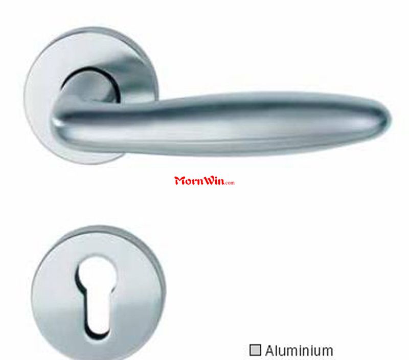 modern heavy duty aluminum high security american entrance lever door lock handle