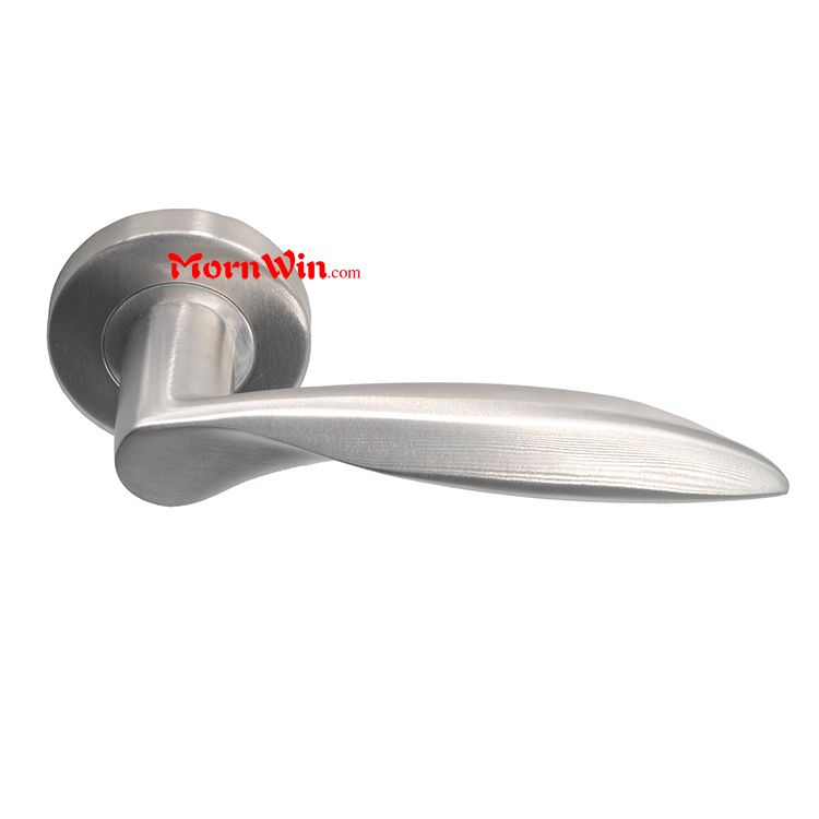 European interior house heavy duty stainless steel solid casting lever door handle for metal door /Germany quality