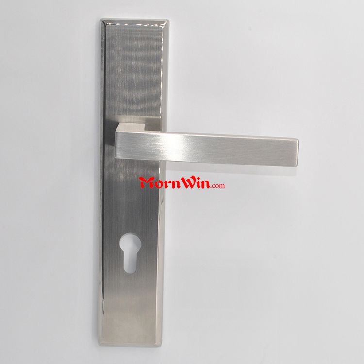 Stainless steel 304 door handle on plate