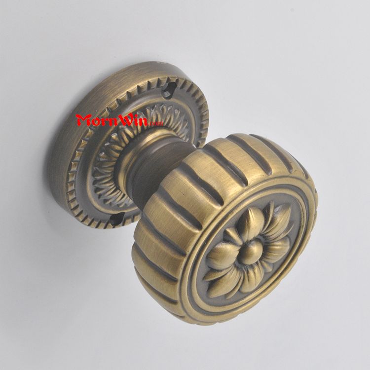 Classical european design round knob door lever for passage door