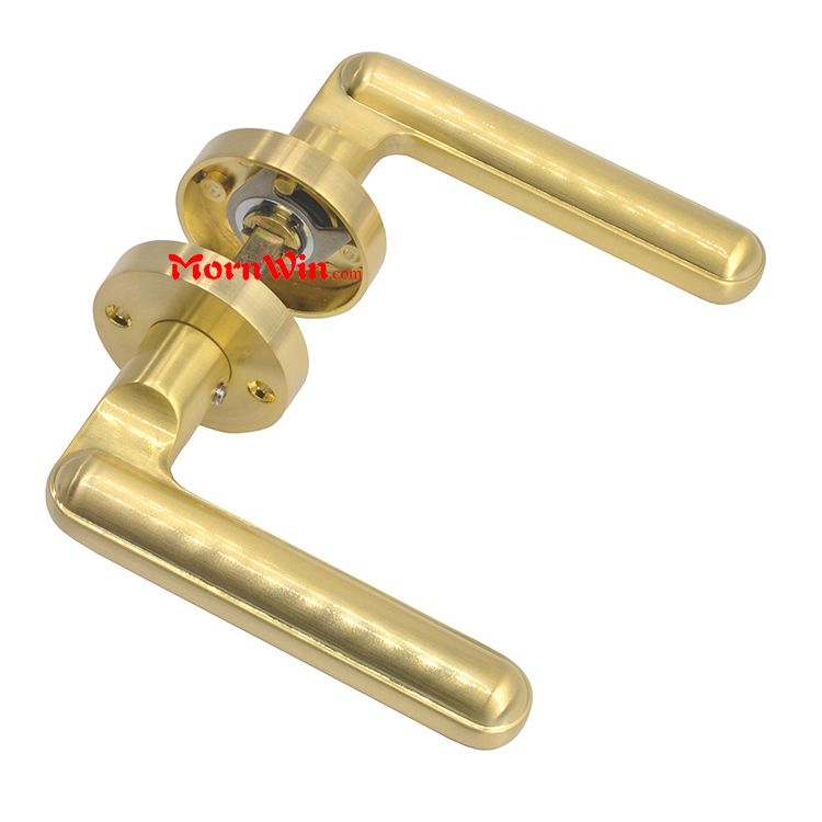 ZINC ALLOY HIGH QUALITY DOOR LEVER HANDLE WITH CYLINDER HOLE