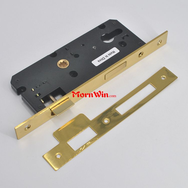 pale gold golden 4585 high quality Classical style middle east 8545 spring latch mortise door lock body
