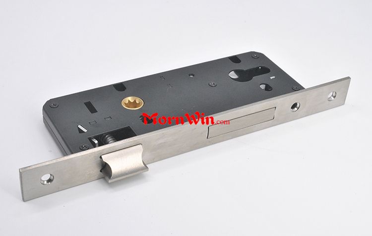 China Supplier Stainless Steel Mortice Lock, euro Narrow lock,4085 passage Lock case