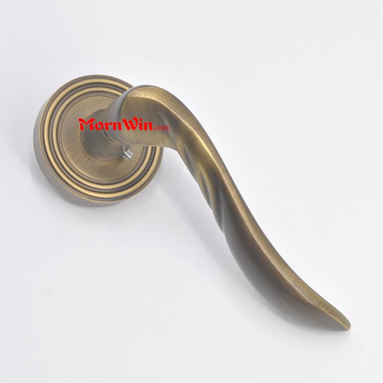 High Class brass lever type door handle,hotel door lock