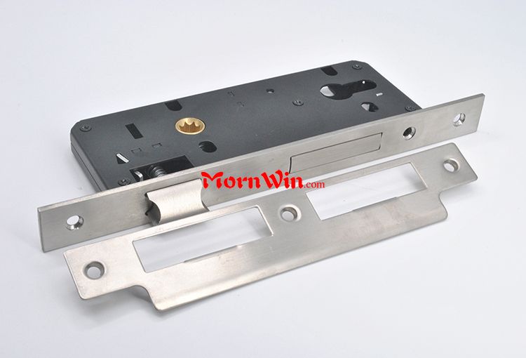 China Supplier Stainless Steel Mortice Lock, euro Narrow lock,4085 passage Lock case