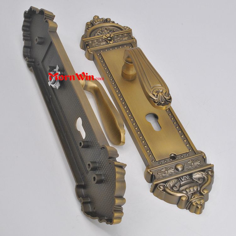 the middle east hot style zinc alloy door lever handle lock set with plate