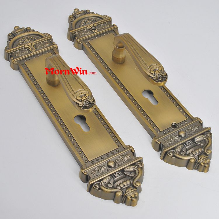 the middle east hot style zinc alloy door lever handle lock set with plate