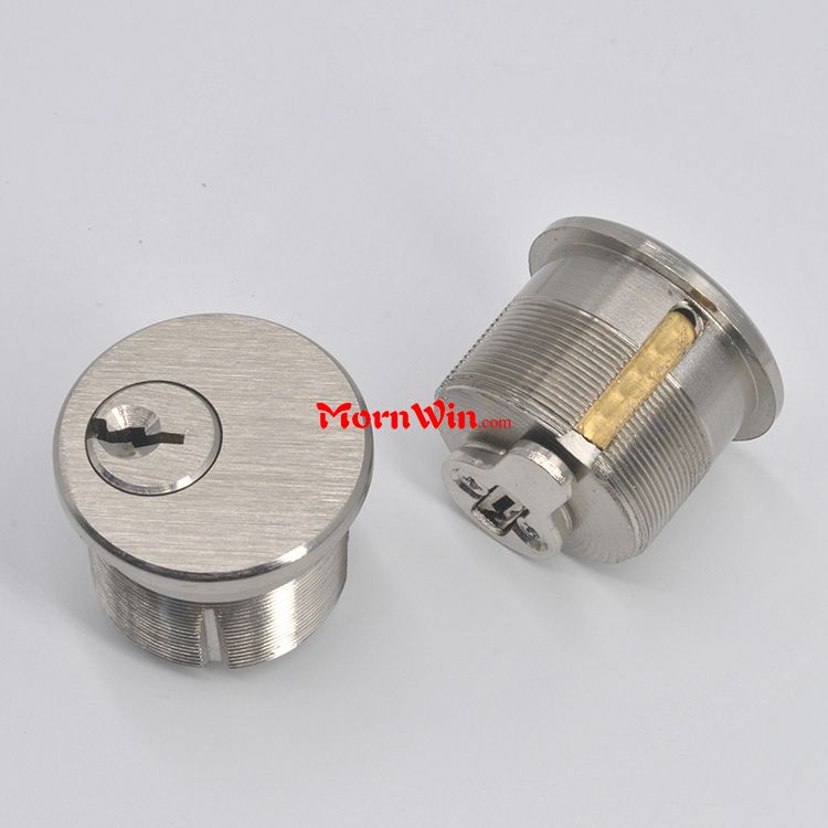 High Security Brass Plated Quality Brass Rounded Mortise Door Lock Cylinder