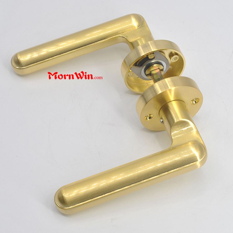 china zinc alloy lever satin nickle door lock handle