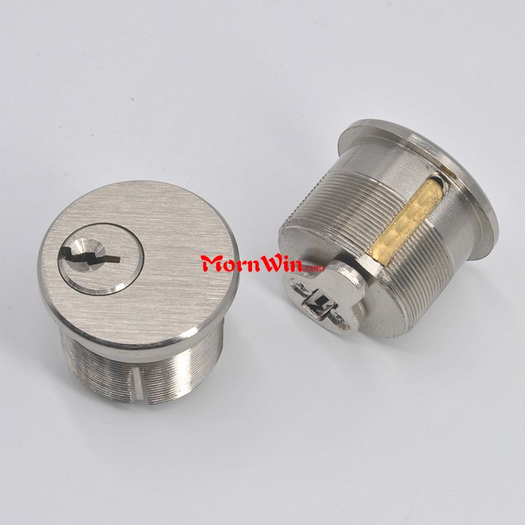 High Security Brass Plated Quality Brass Rounded Mortise Door Lock Cylinder