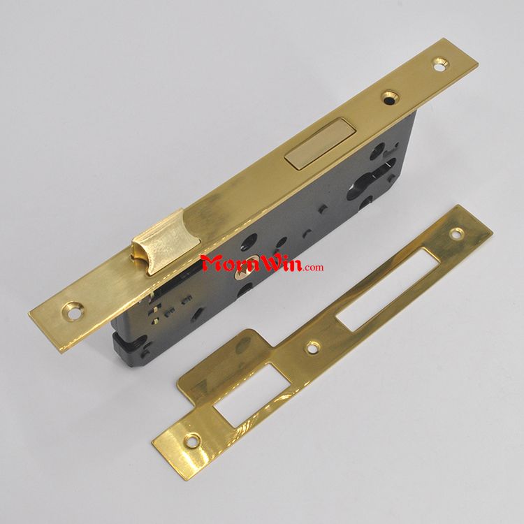 pale gold golden 4585 high quality Classical style middle east 8545 spring latch mortise door lock body