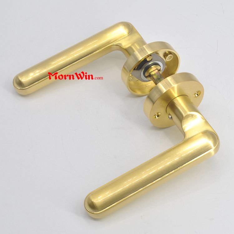 ZINC ALLOY HIGH QUALITY DOOR LEVER HANDLE WITH CYLINDER HOLE