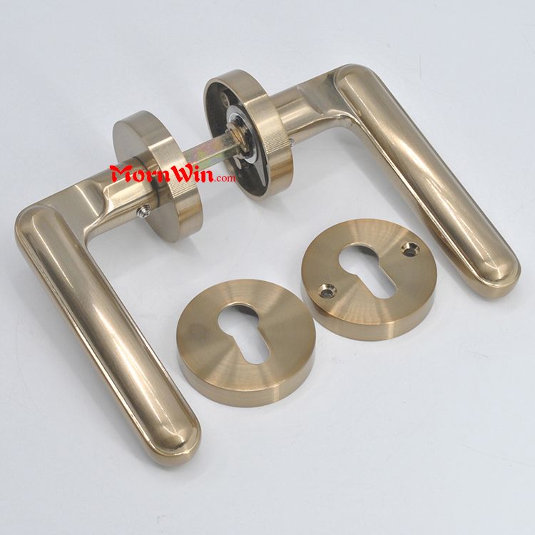 ZINC ALLOY HIGH QUALITY DOOR LEVER HANDLE WITH CYLINDER HOLE