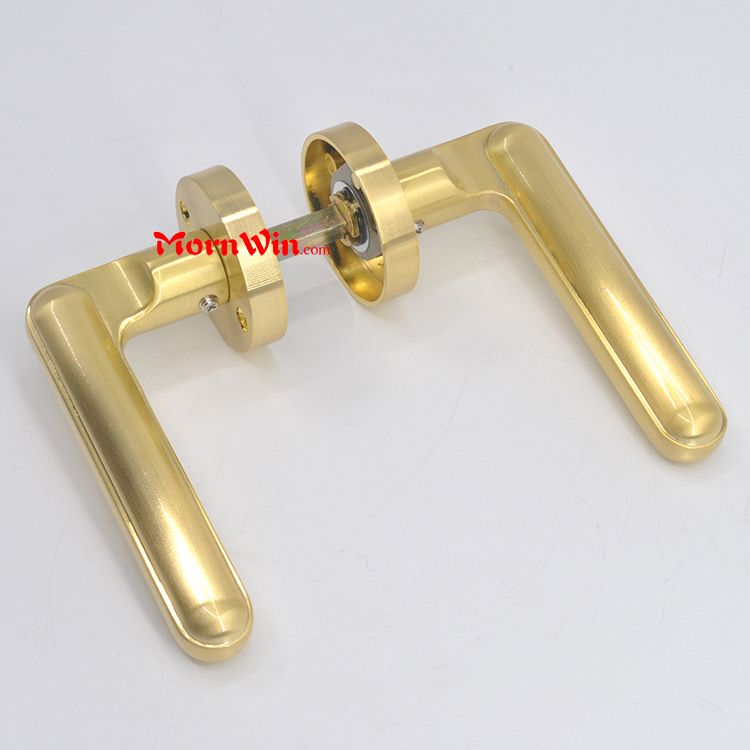 china zinc alloy lever satin nickle door lock handle