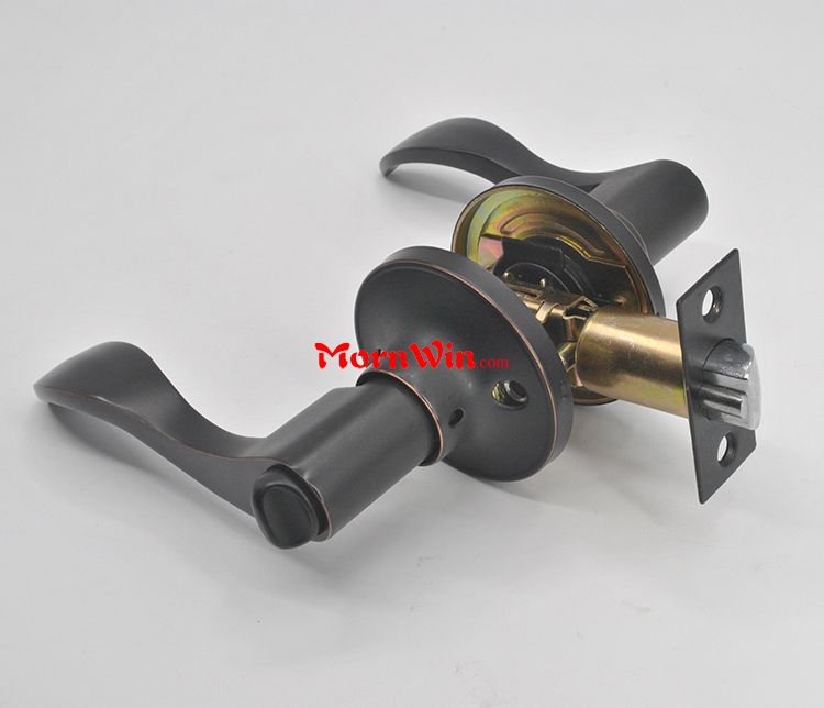 Wholesale mortise black safe solid entrance tubular door handle lock for wooden door