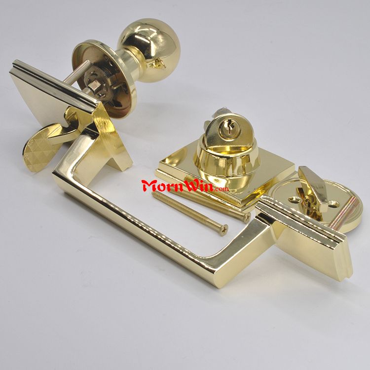 Modern style North America outdoor gate lock,wrought iron gate lock