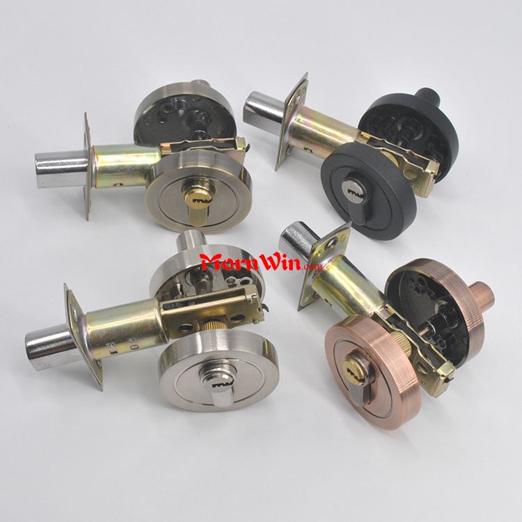 High quality brass cylinder & keys deadbolt lock, antique brass single & double cylinder