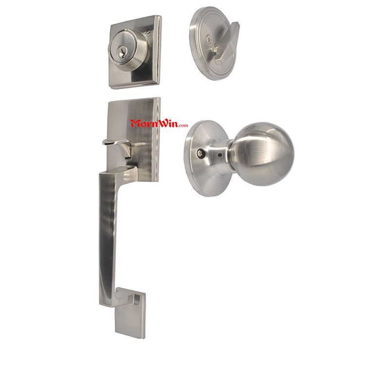 America style grip lock door handle