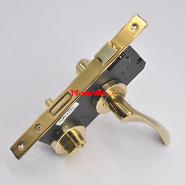 High quality luxurious stainless steel door handle lock door lockset