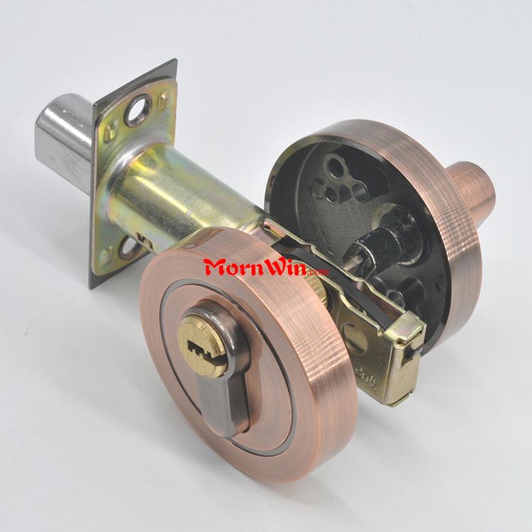 Filta Security Durable stainless steel single combo deadbolt lock with Brass Cylinder