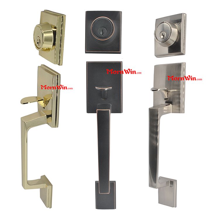 American/European Style Entrance Door Lock set & Lever Plate Entrance Handset