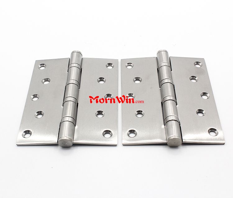 5 inches 4BB high security Solid stainless steel door hinge and clamps for Square Corner Ball Bearing Mortise Hinge - Pair