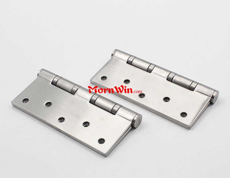 5 inches 4BB high security Solid stainless steel door hinge and clamps for Square Corner Ball Bearing Mortise Hinge - Pair