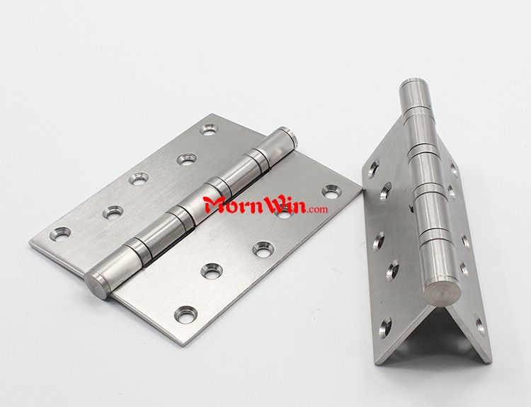 5 inches 4BB high security Solid stainless steel door hinge and clamps for Square Corner Ball Bearing Mortise Hinge - Pair