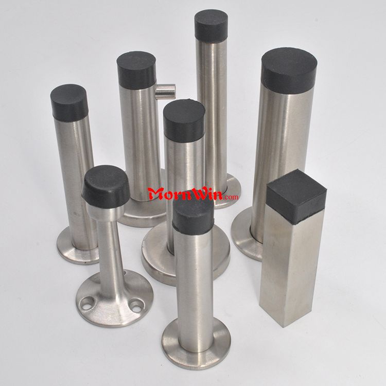 304 Stainless Steel Round with Rubber Glass Shower Door Stopper