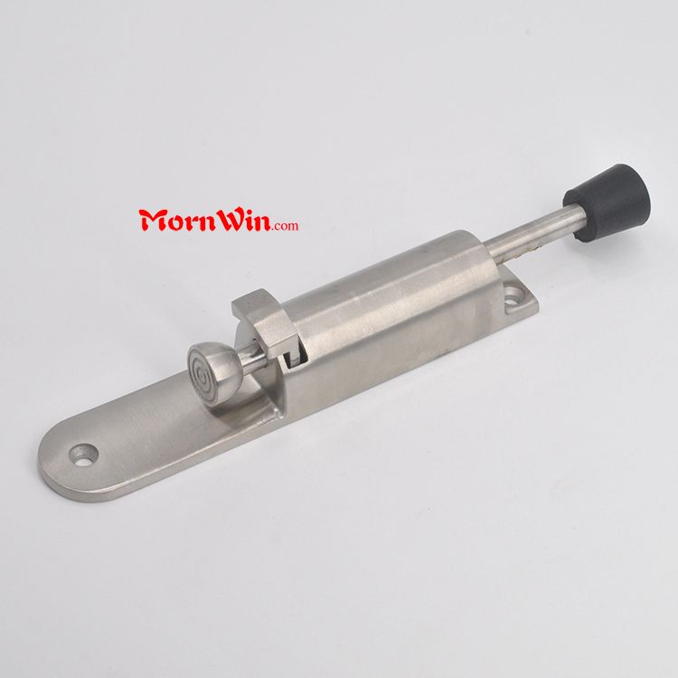 foot operated door stop stainless steel stopper stay spring loaded