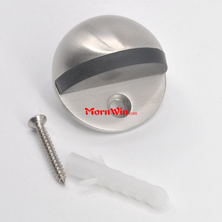 professional accessory posh floor black rubber back door stopper promotional custom logo printing glass shower stainless steel