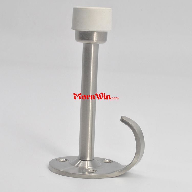 High Quality Door Stopper With Hook, hotel door mounted stainless steel 304 hook door stopper for coat