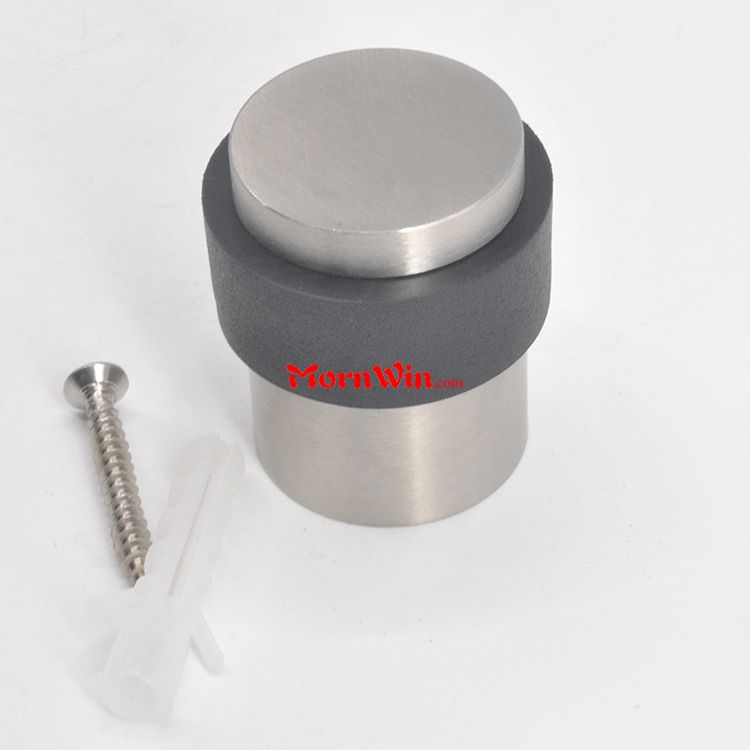 304 Stainless Steel Round with Rubber Glass Shower Door Stopper