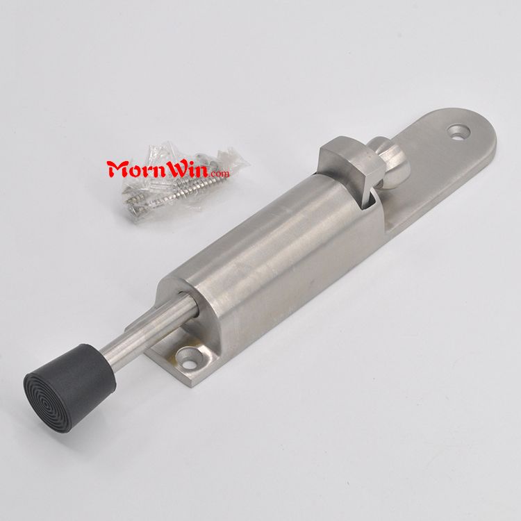 foot operated door stop stainless steel stopper stay spring loaded