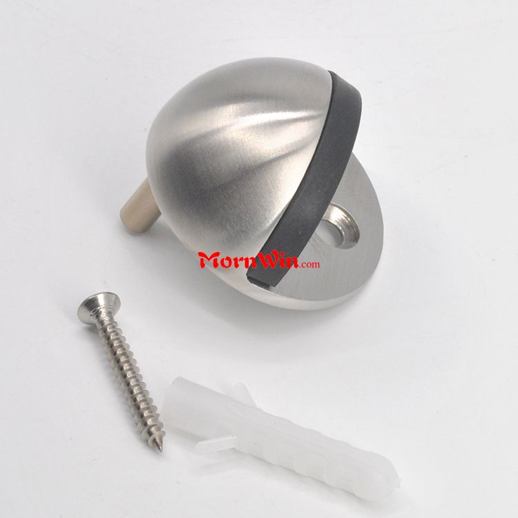 professional accessory posh floor black rubber back door stopper promotional custom logo printing glass shower stainless steel