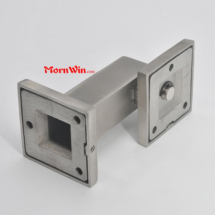 Square magnetic modern brushed satin chrome stainless steel super strong suction door stops stopper